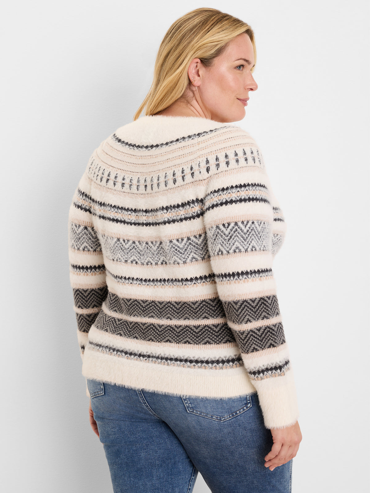 NIC+ZOE Fairisle Stripe Cardigan product