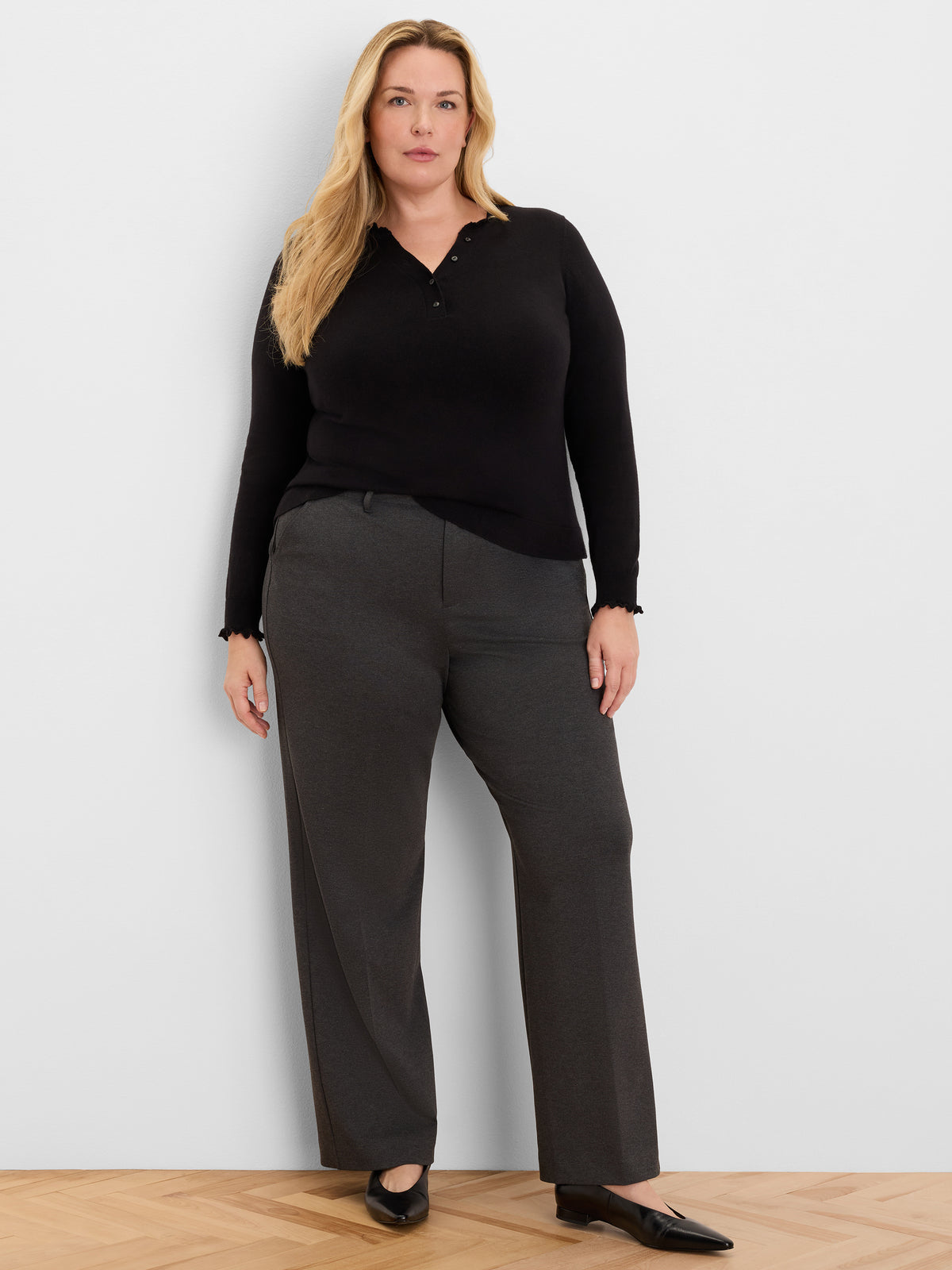 NIC+ZOE Quincy Wide Leg Ponte Pant product