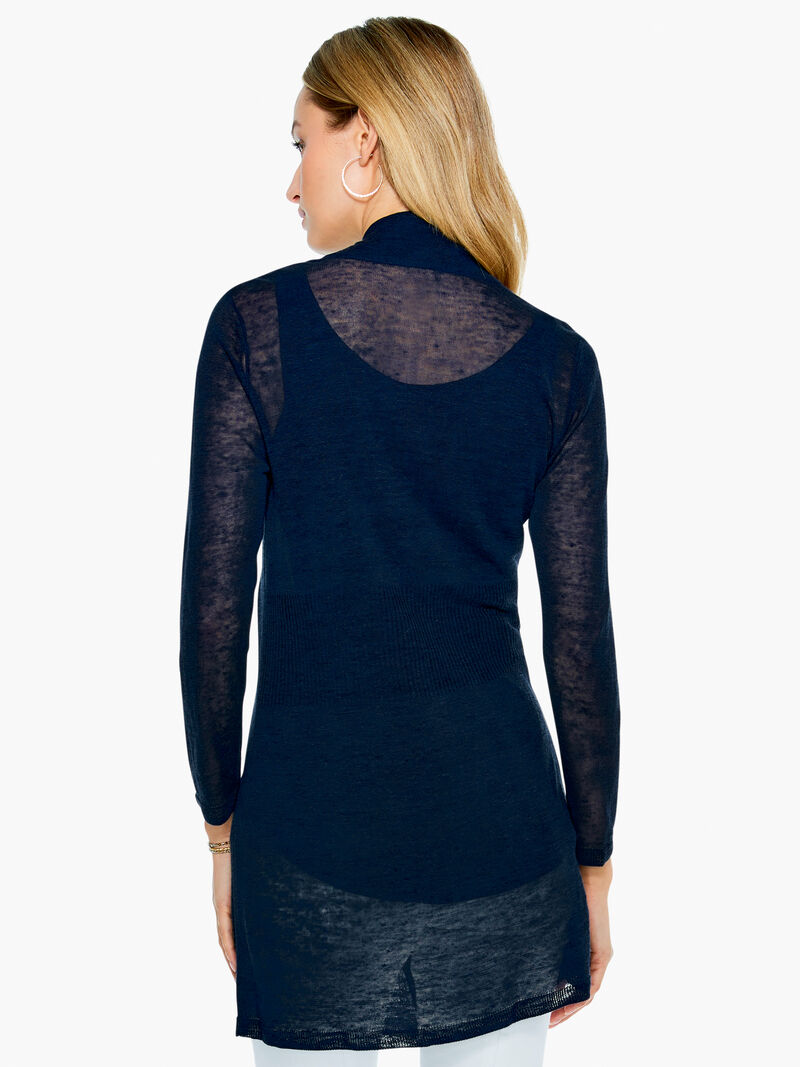 Woman Wears Featherweight Drape Cardigan image number 1