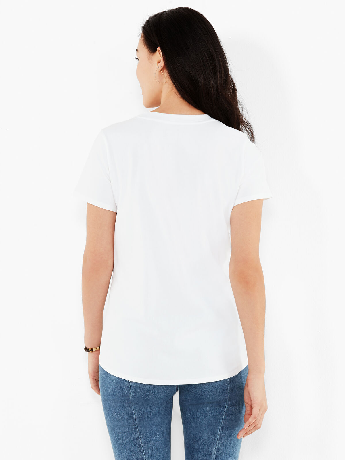 NZT Short Sleeve Shirt Tail Crew Neck Tee