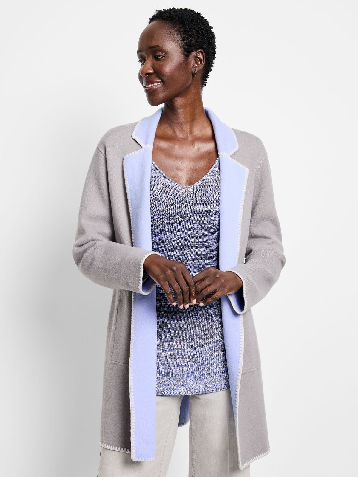 Cool Nights Reversible Knit Jacket