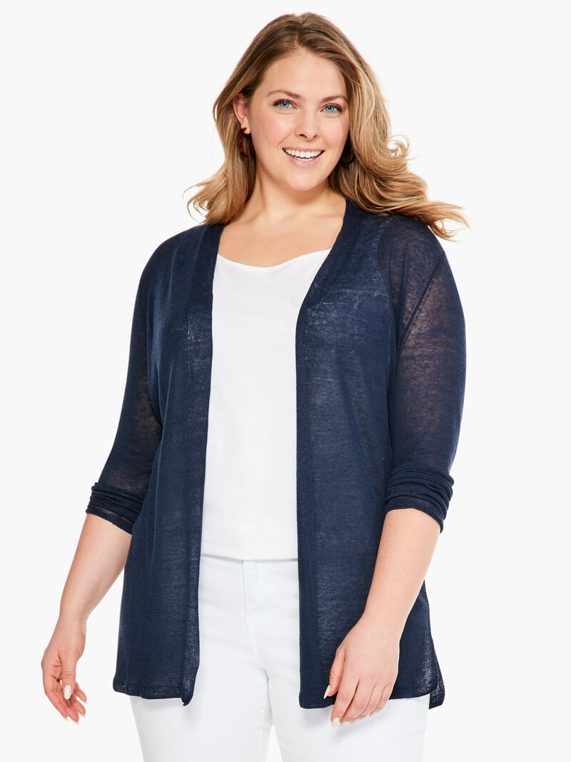 
                            Lightweight Long Back of the Chair Cardigan