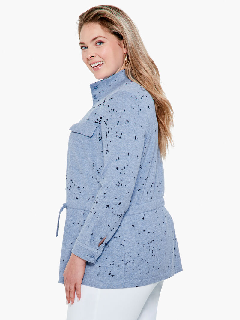 Woman Wears Splatter Vital Jacket image number 1