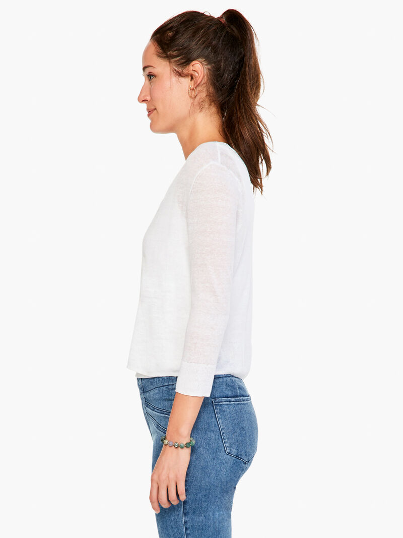 Woman Wears Easy Featherweight Cardigan image number 1