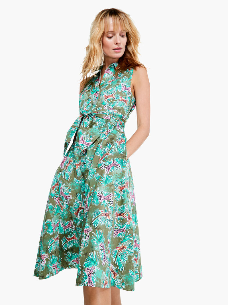 
                    Pouncing Panthers Shirt Dress
