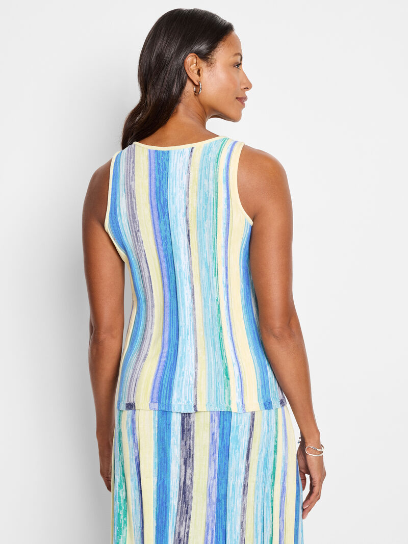 Woman Wears Coast Crush Knit Tank image number 3