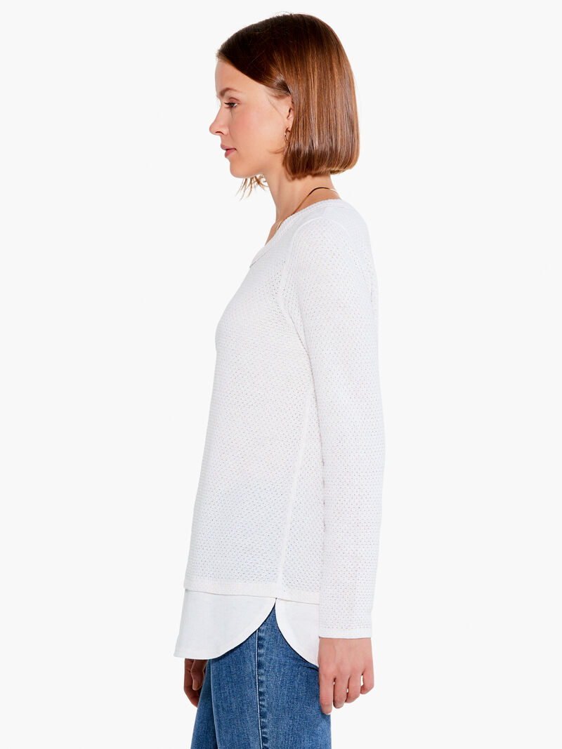 Waffle Vital Crew Neck Sweater