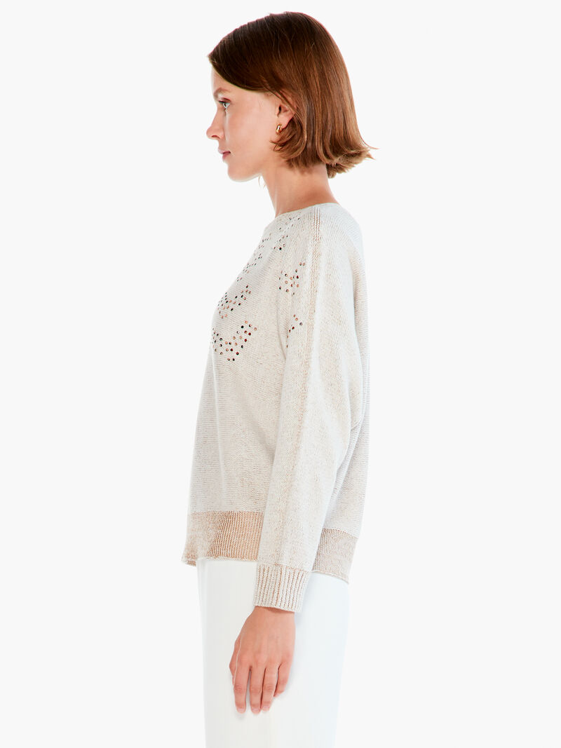 Woman Wears Constellation Sweater image number 1