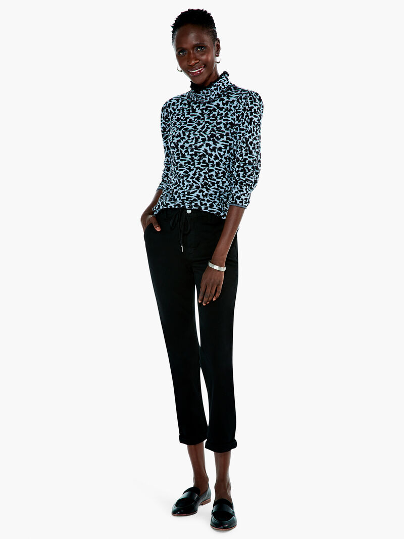 Woman Wears Climbing Vines Sweater image number 3