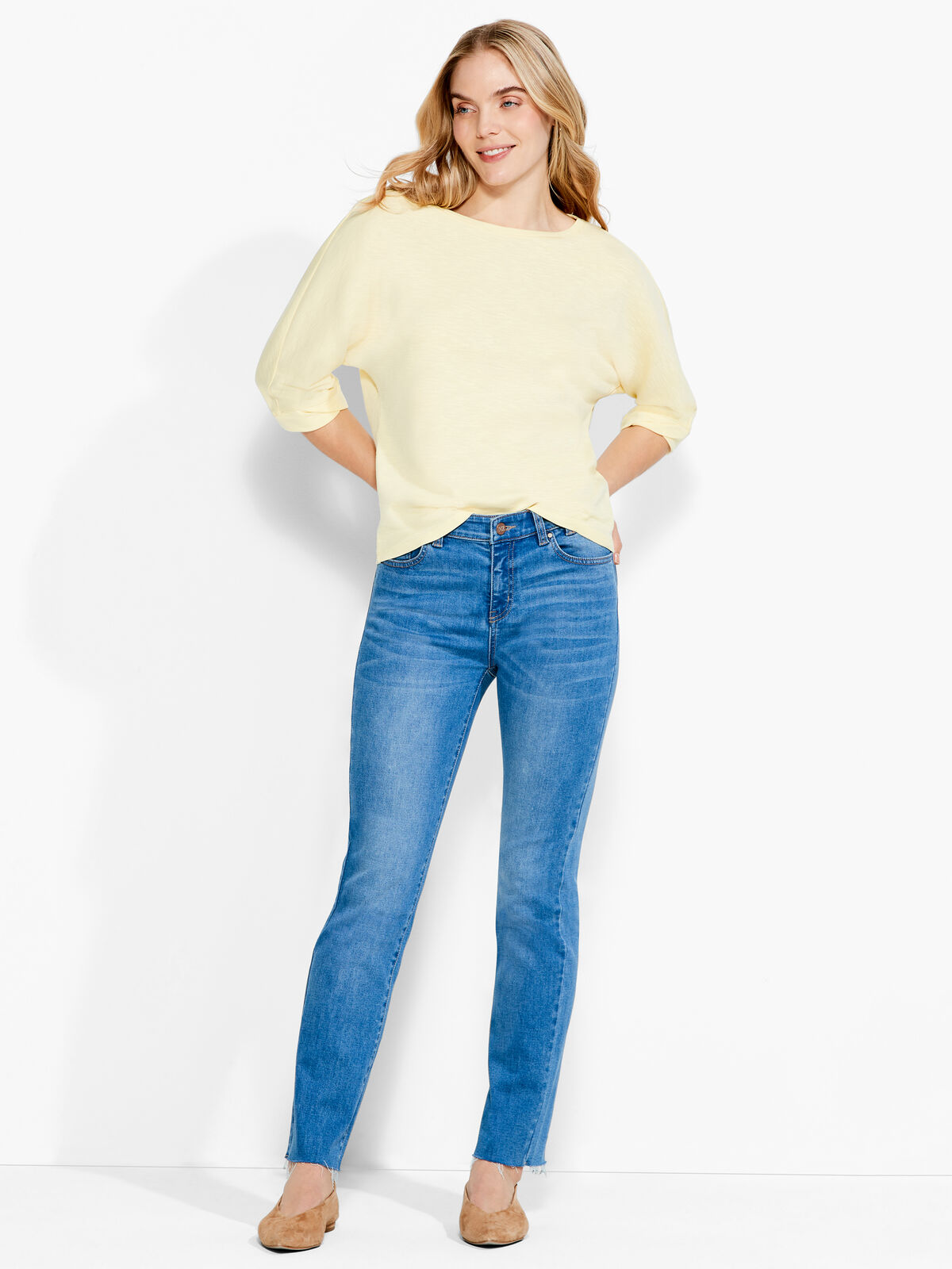 NZT Boat Neck Dolman Sleeve Tee