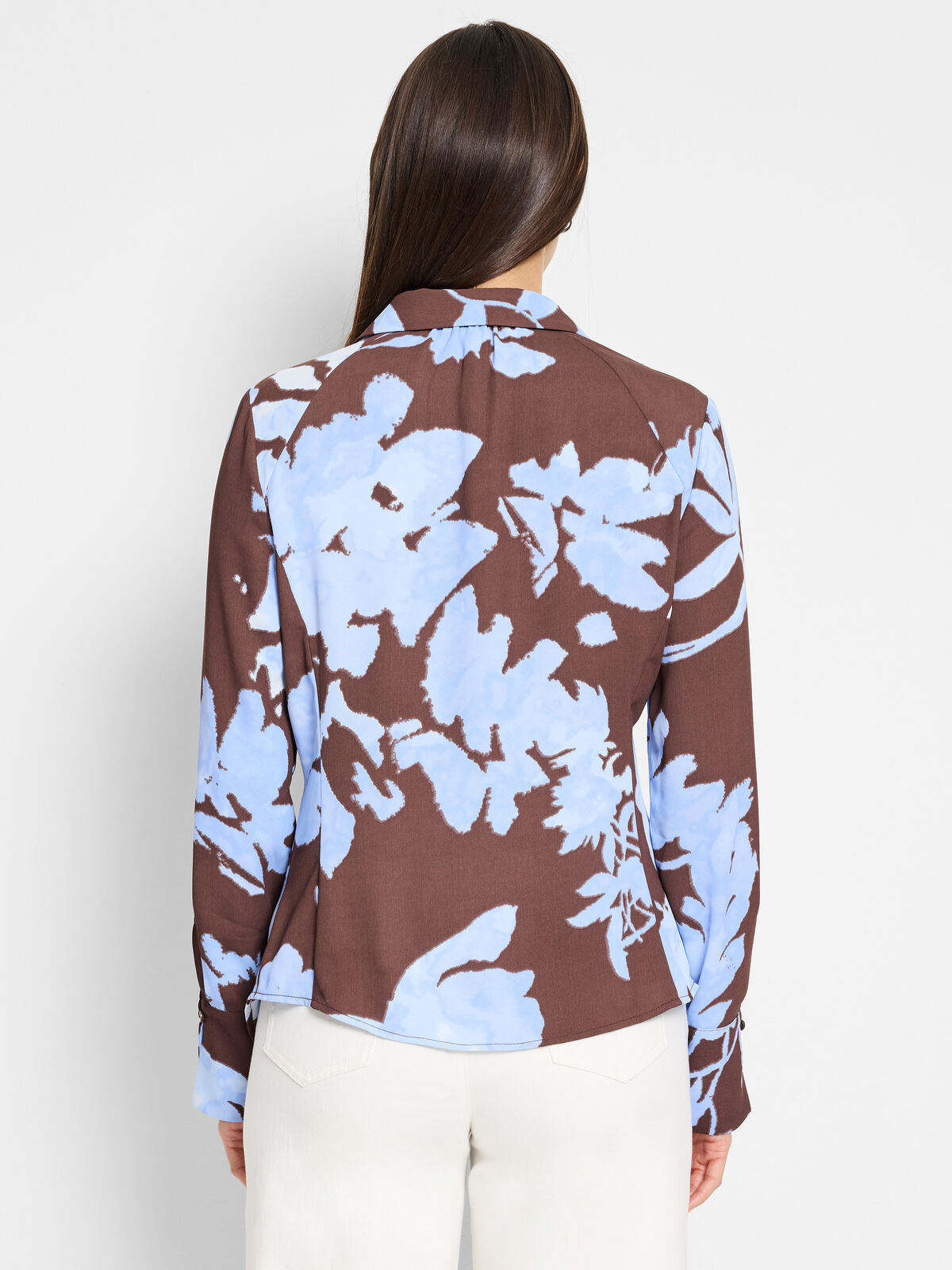 Cloud Blossom Woven Top