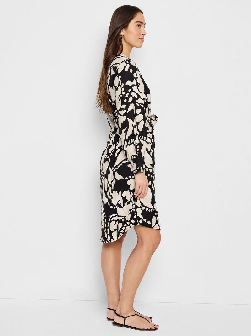 Woman Wears Evening Petal Blouse Dress image number 3