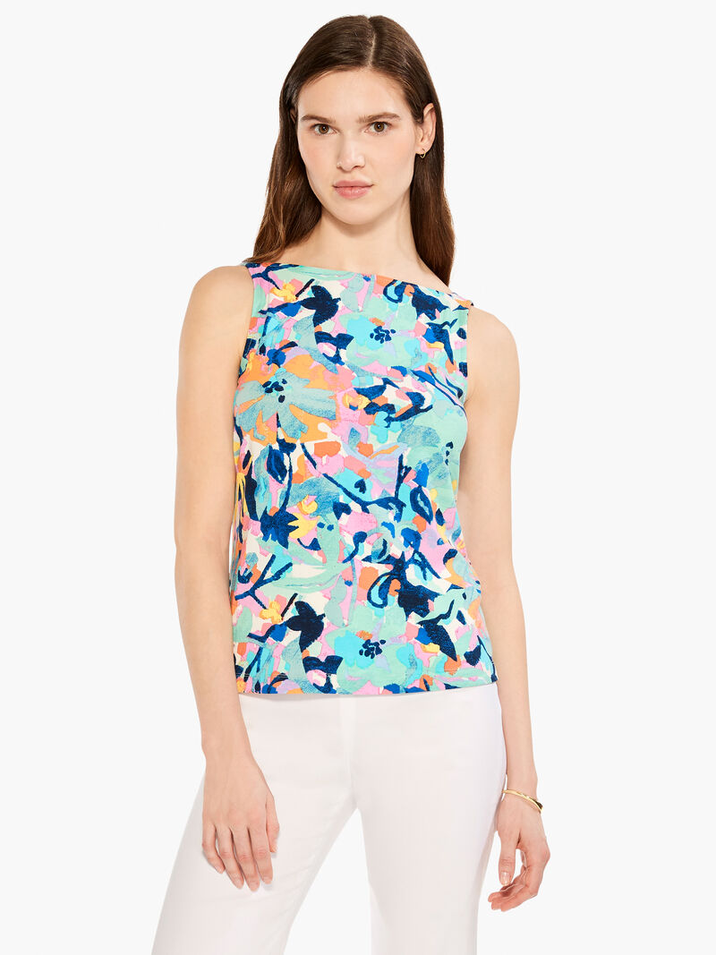 Woman Wears Color Field Tank image number 1