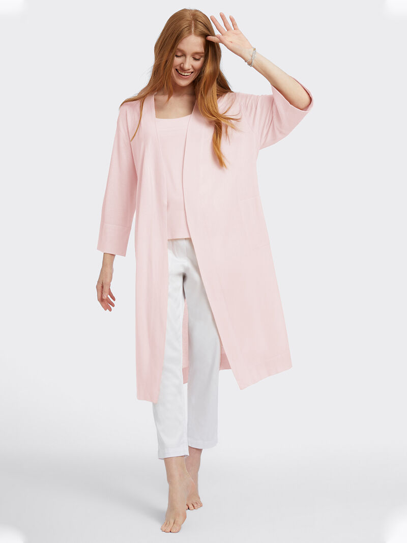 Woman Wears Naadam Cashmere Blend Robe image number 0
