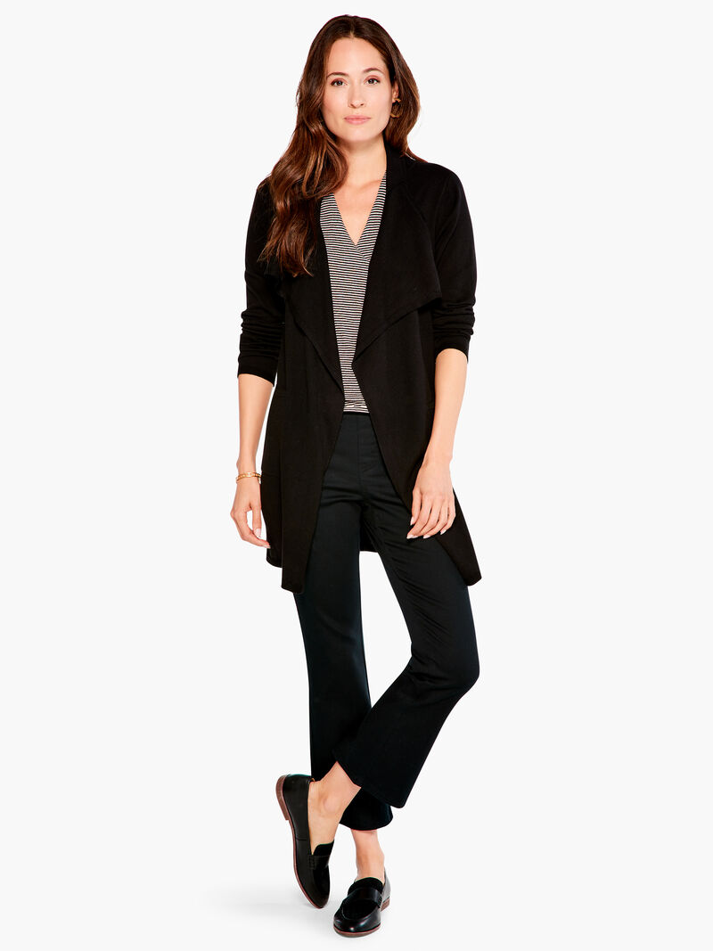 Woman Wears Lounge Around Vital Cardigan image number 3