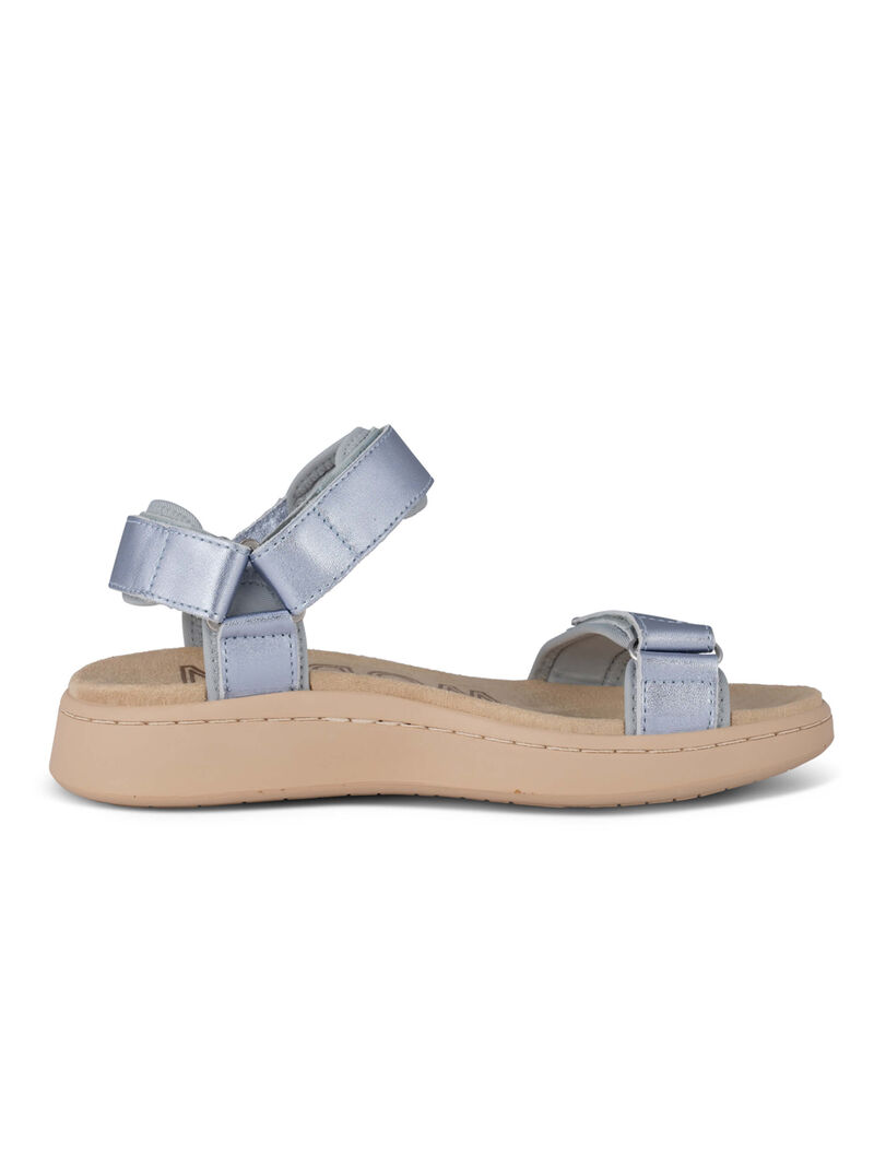 Woman Wears Woden - Line Metallic Sandal image number 2