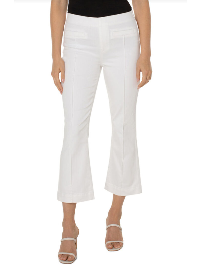Woman Wears Liverpool - Chloe Crop w/ Welt Pockets image number 0