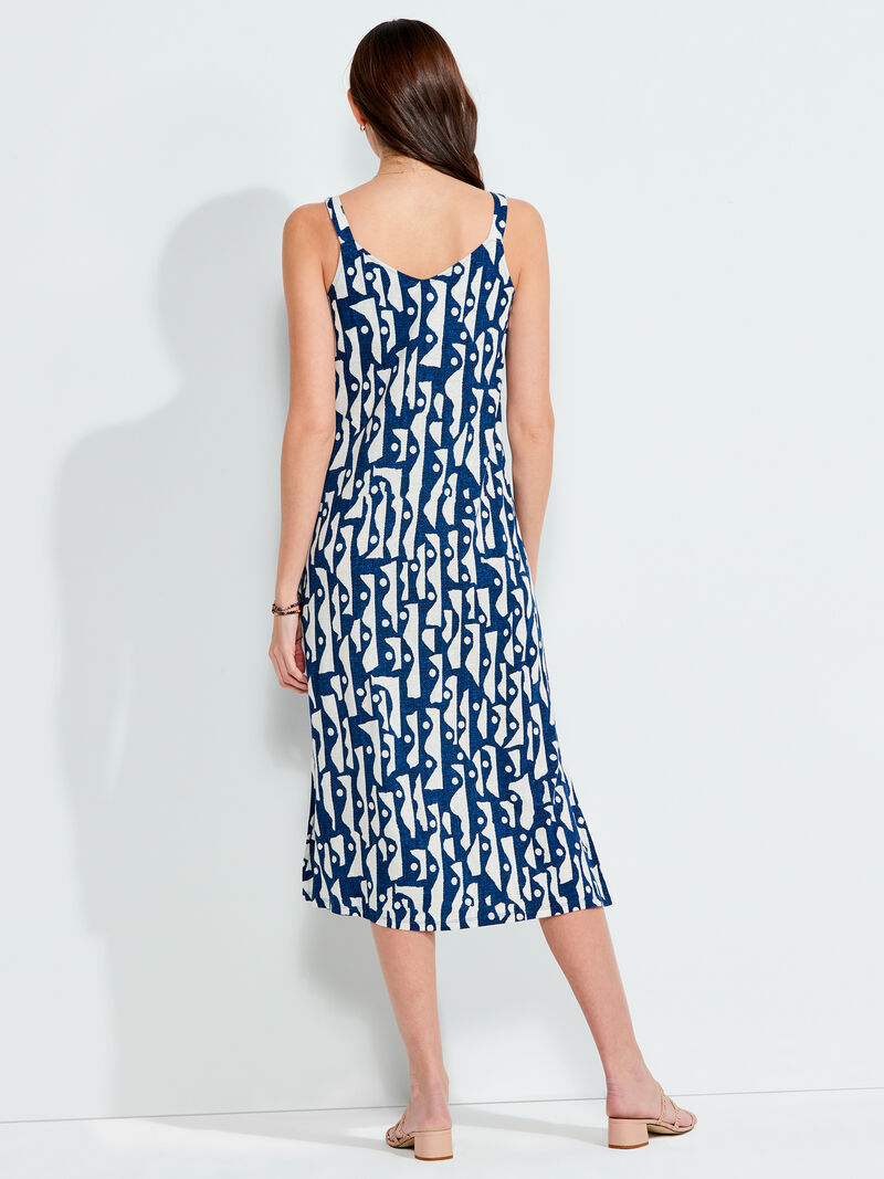 Woman Wears NZT High Seas Tank Dress image number 2