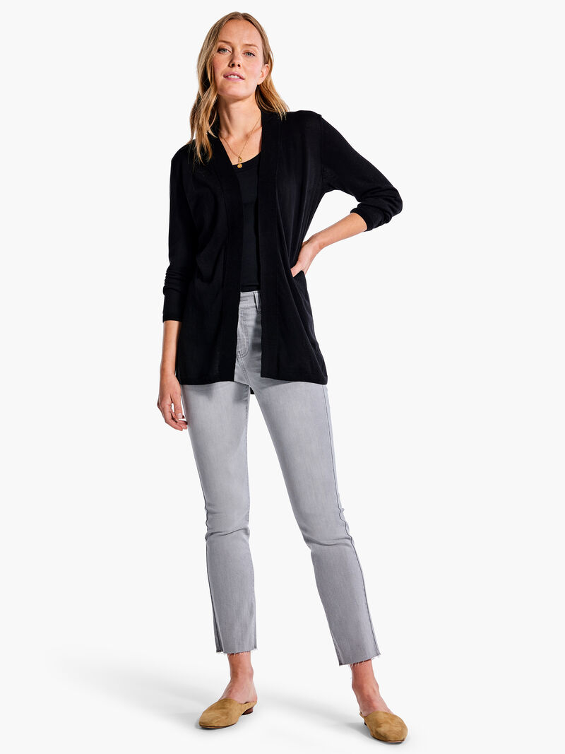 Woman Wears All Year Back Of Chair Cardigan image number 3