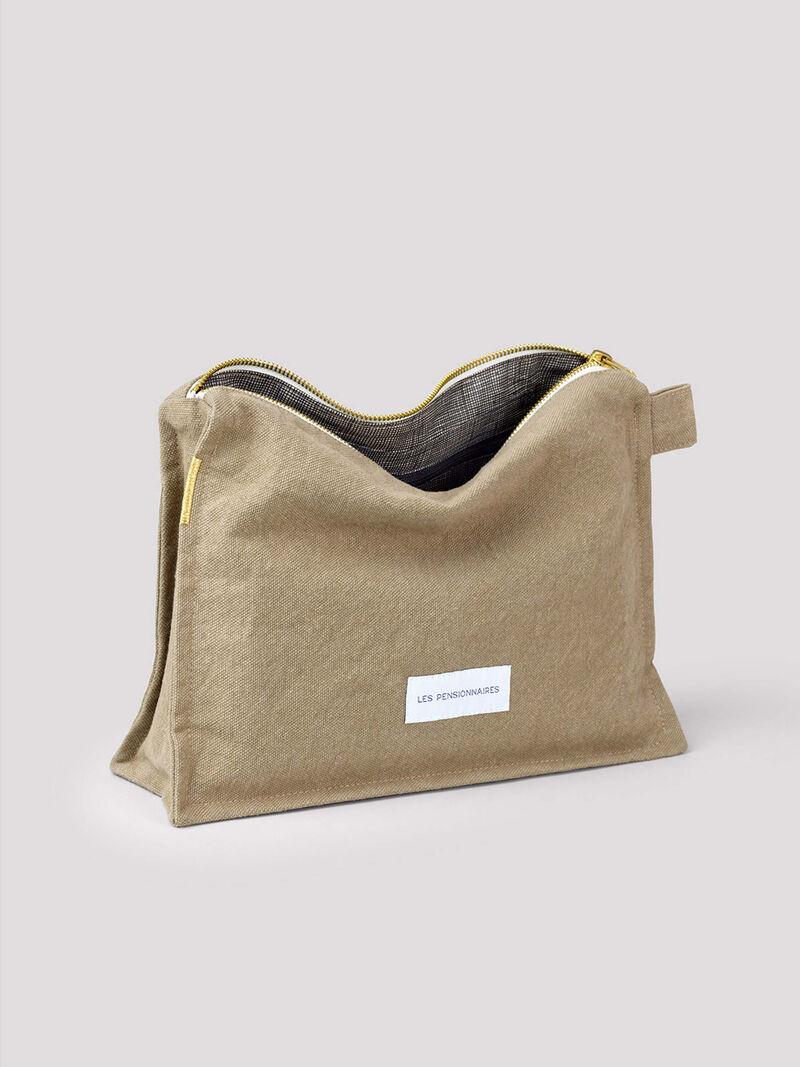 Woman Wears Les Pensionnaires - Organic Cotton Toiletry Bag image number 0