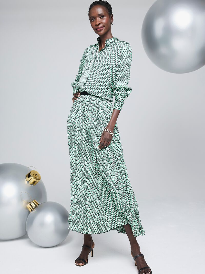Abstract Dot Skirt