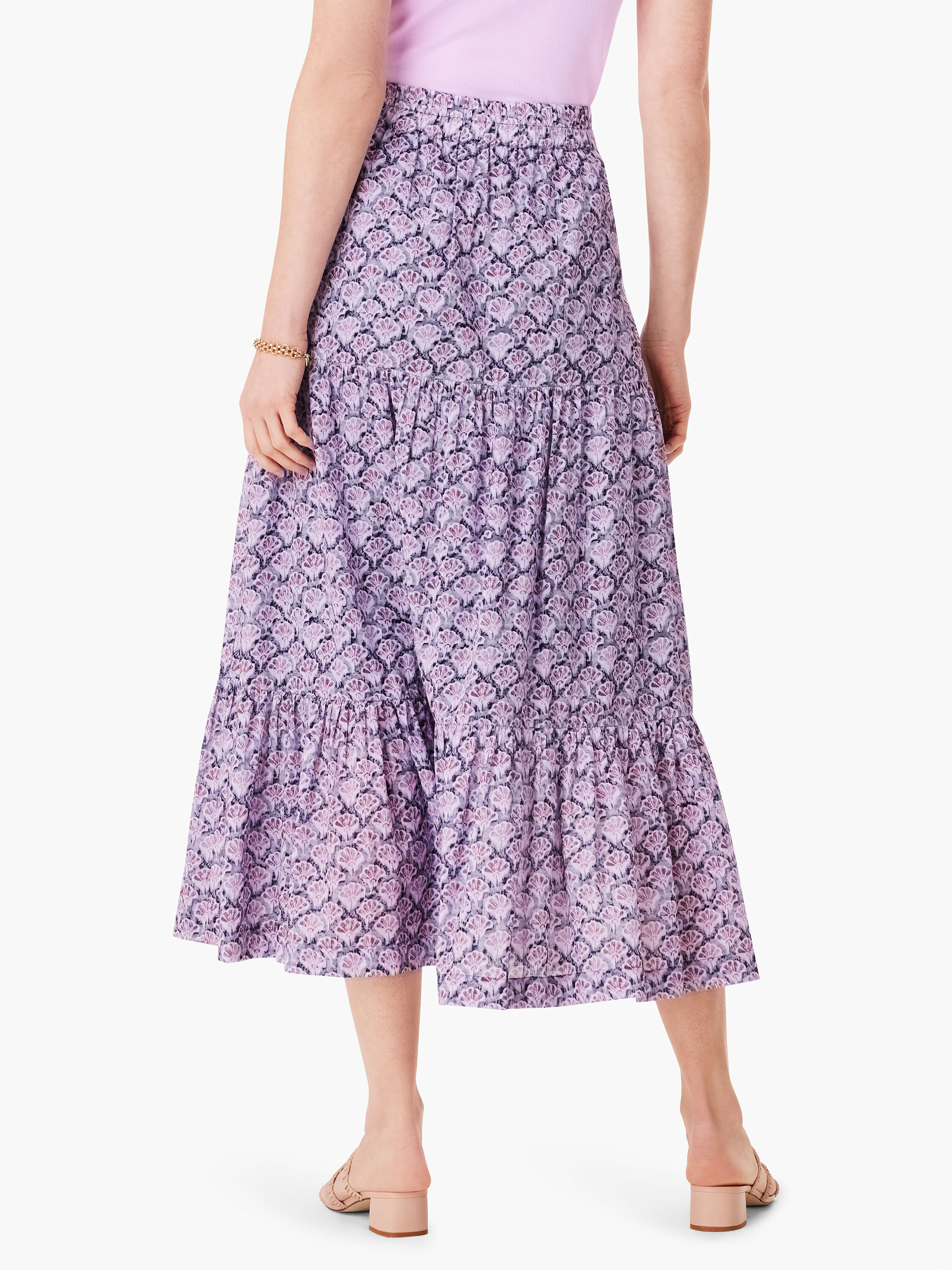 J crew tiered skirt outlet