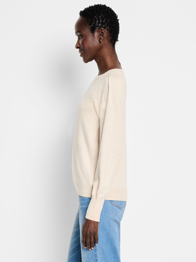 Woman Wears Femme Sleeve Sweater image number 2