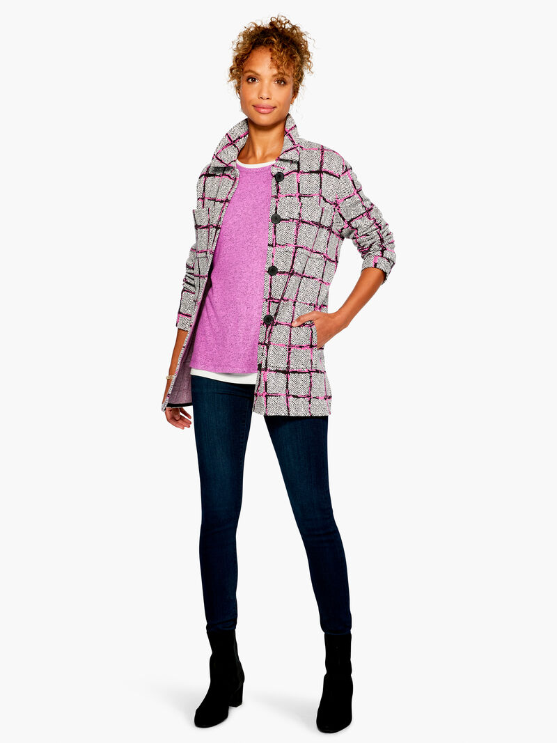 Woman Wears Sweet Dreams Double Layer Top image number 3