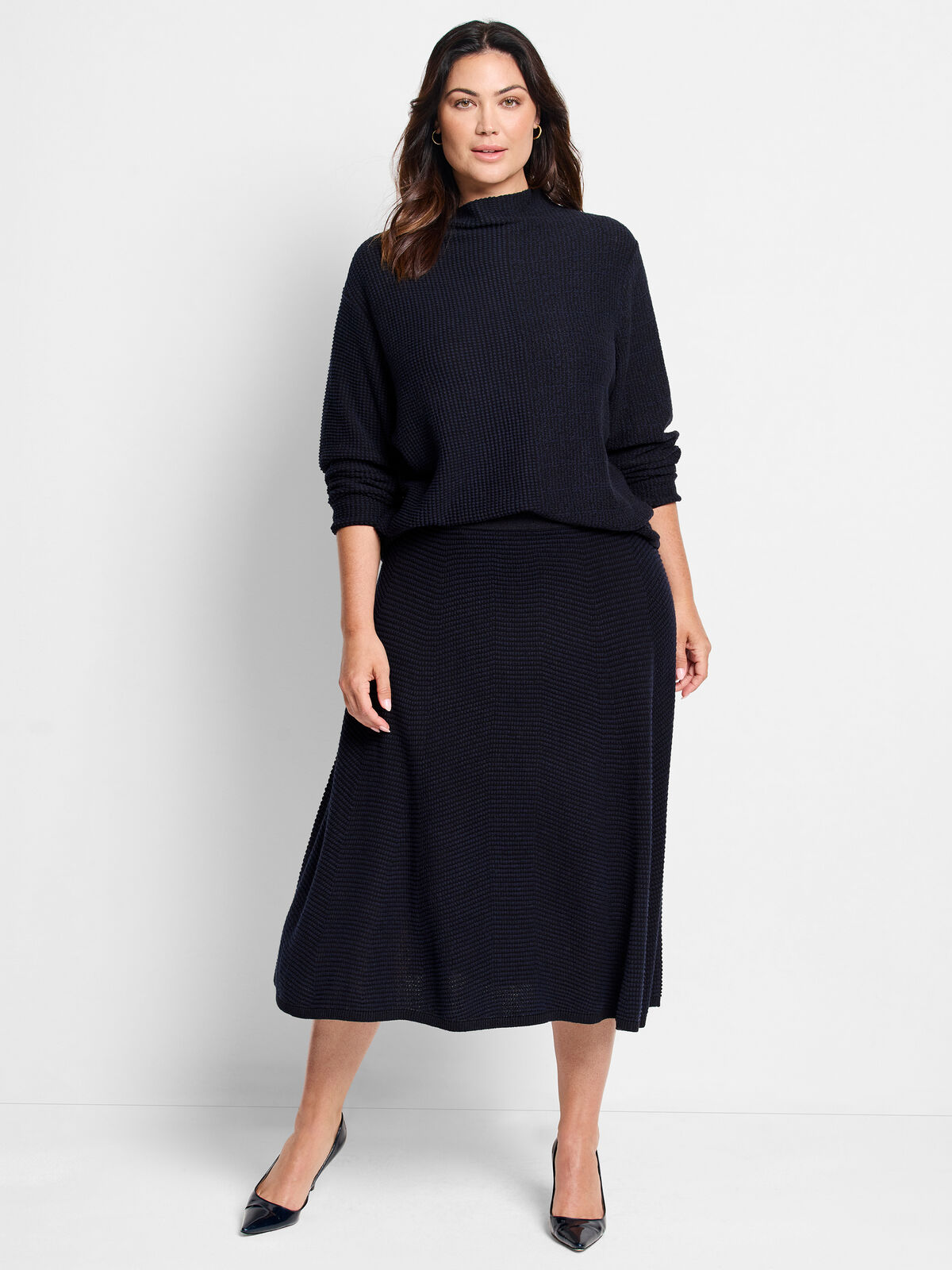Pixel Knit Skirt