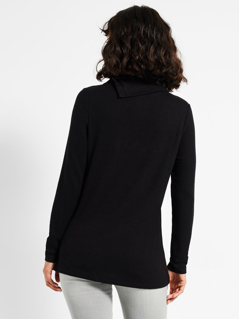 Woman Wears NZT Sweet Dreams Snap Neck Tee image number 2