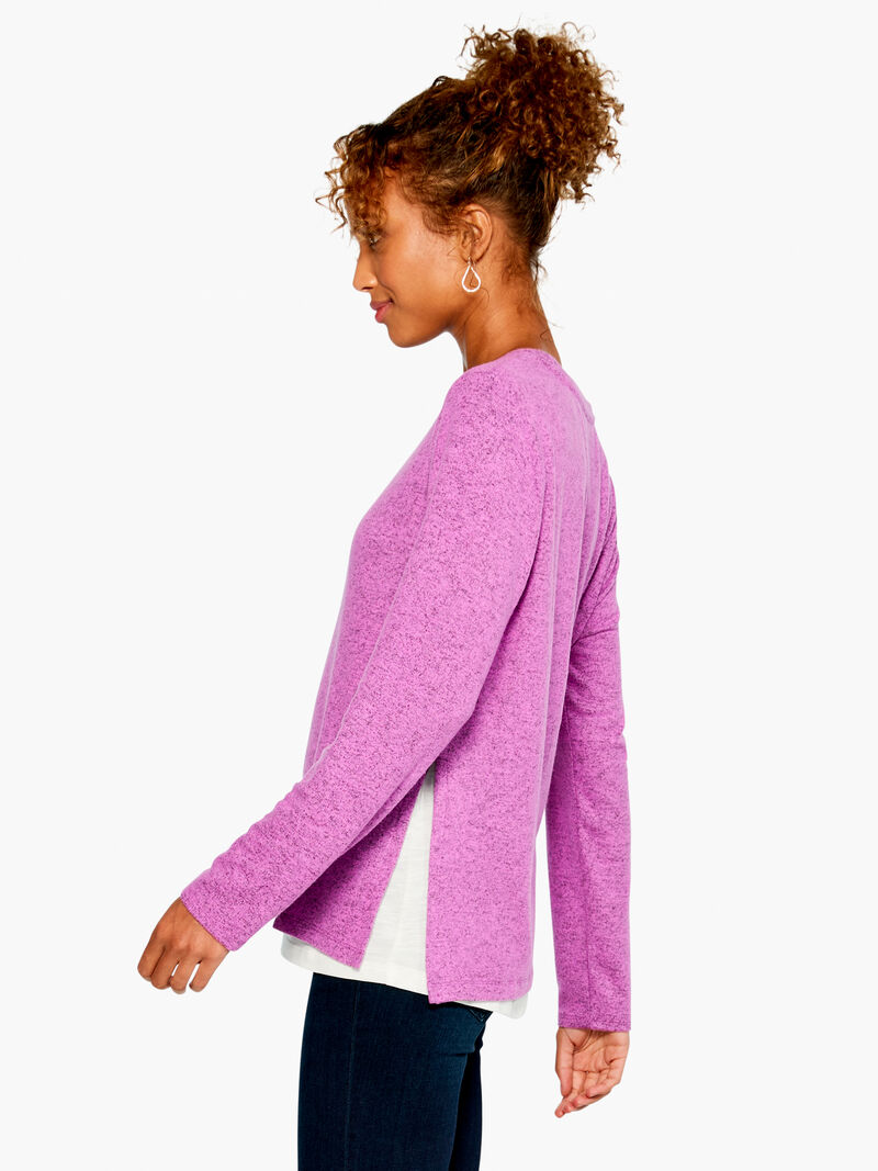 Woman Wears Sweet Dreams Double Layer Top image number 1