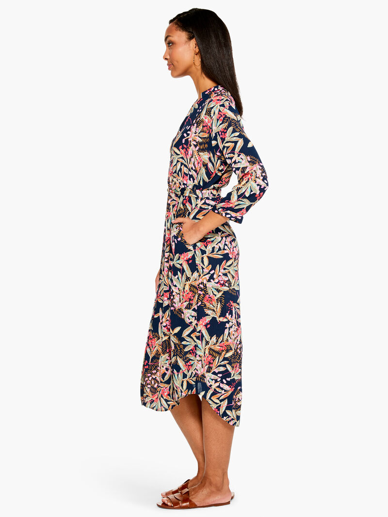 Woman Wears Cherry Blossom Dress image number 1