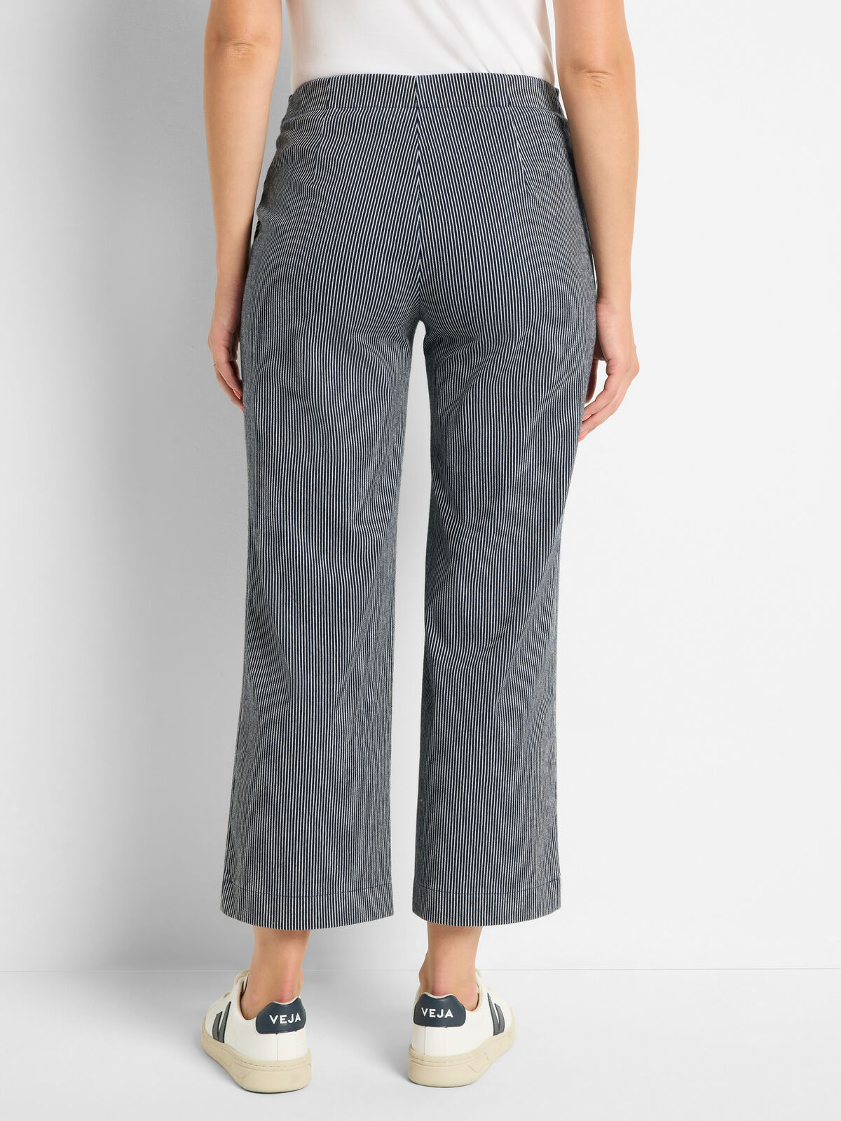 All Day Stripe Wide-Leg Jeans