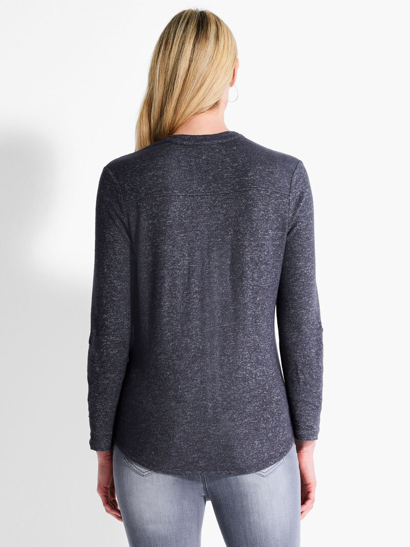 Woman Wears NZT Sweet Dreams Convertible Sleeve Shirt image number 2