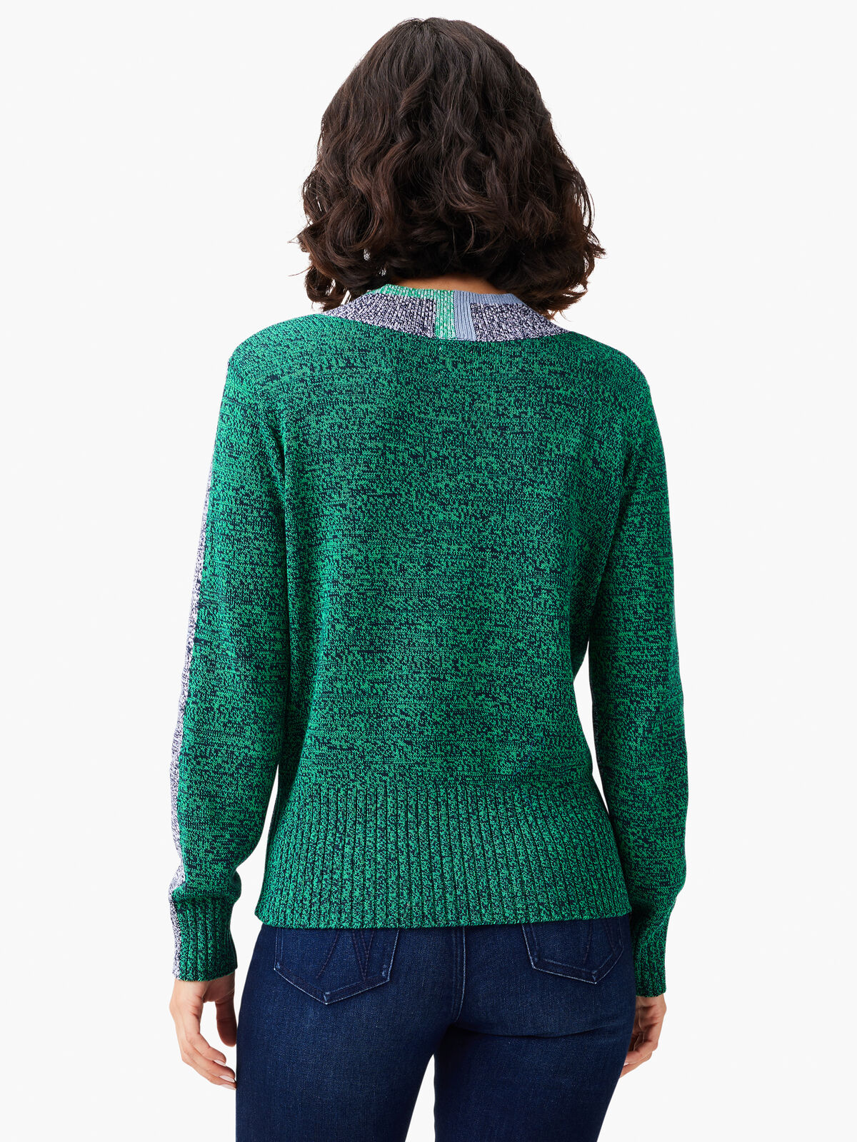 Color Block Mix Sweater