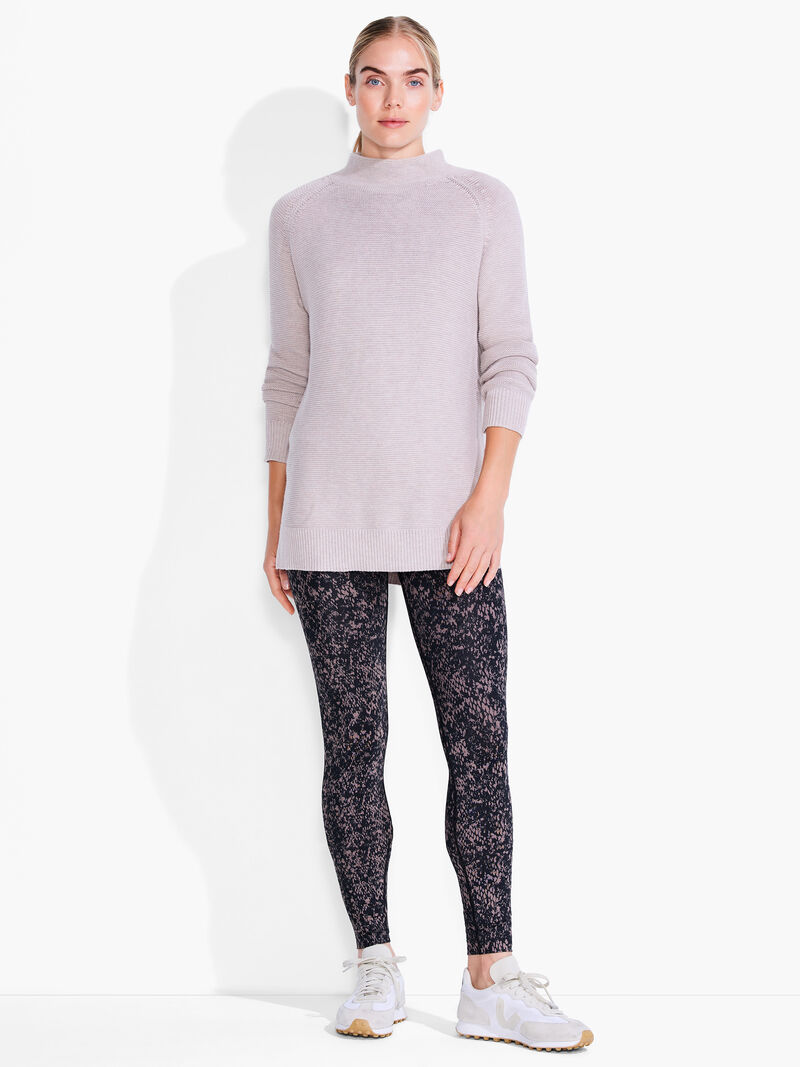 Woman Wears Cool Down Mock Sweater image number 3