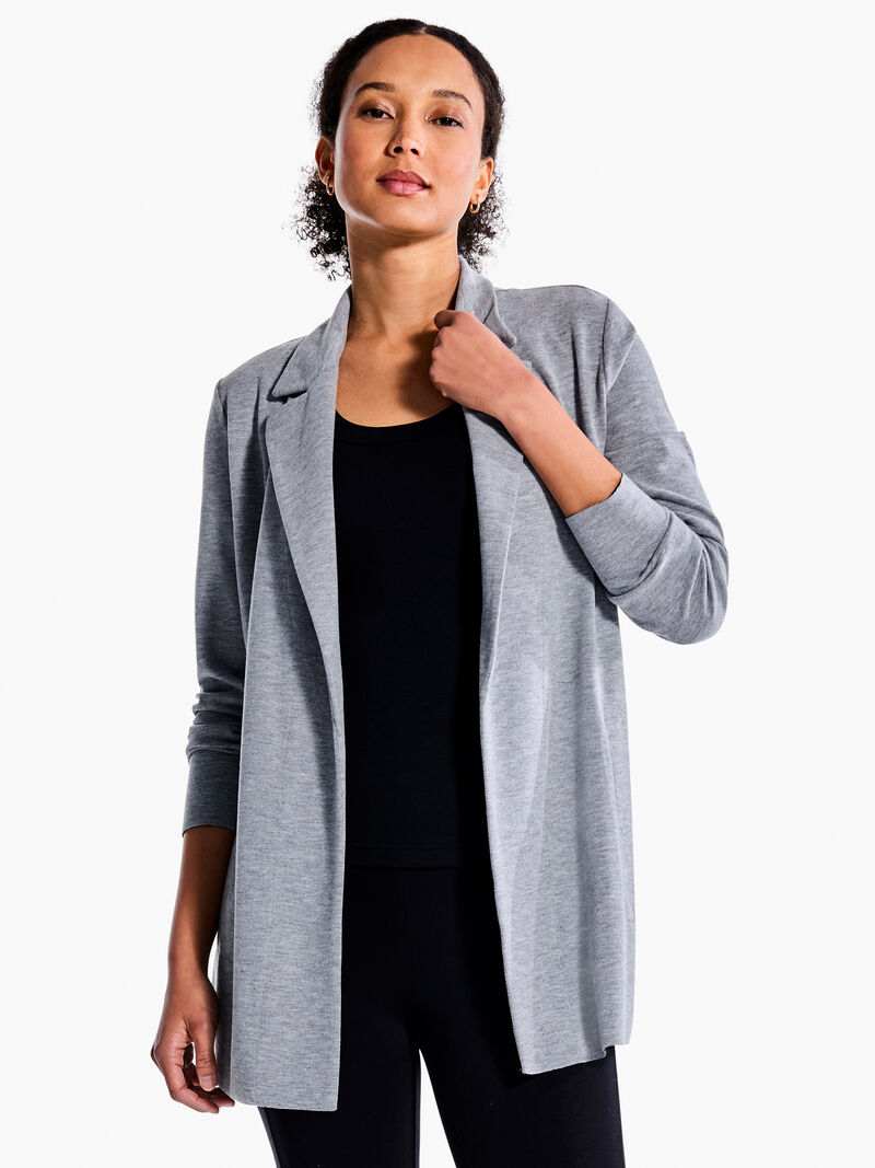 Woman Wears All Day Comfort Knit Blazer image number 0