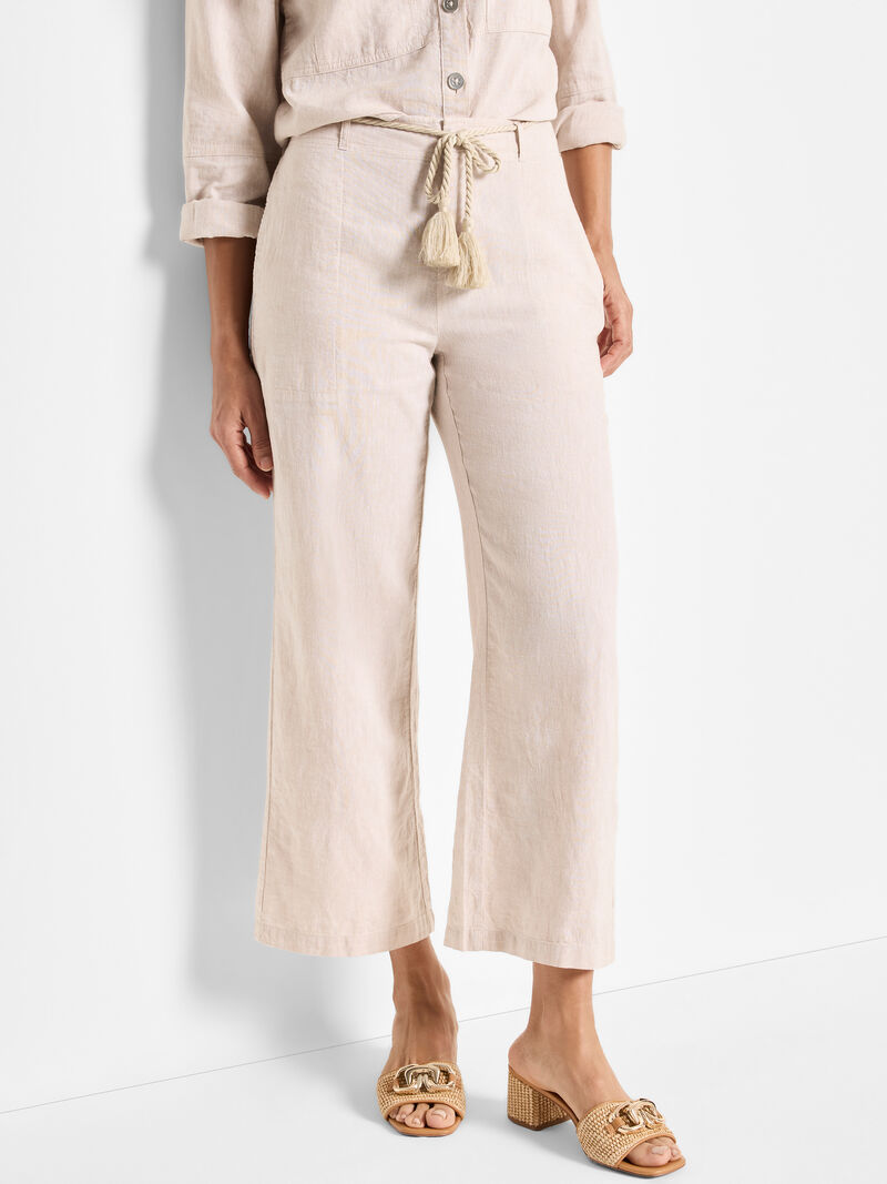 26" Rumba Linen Rope Belt Pant