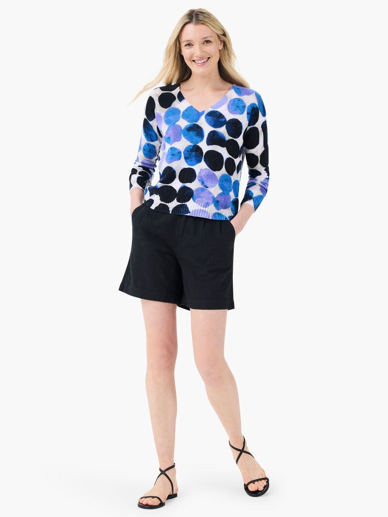 Woman Wears Midnight Dot Supersoft Sweater image number 1