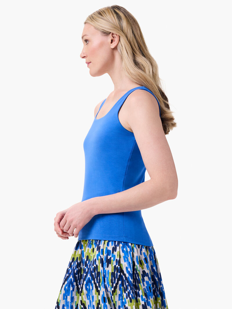 Woman Wears Shelf Bra Perfect Tank image number 1