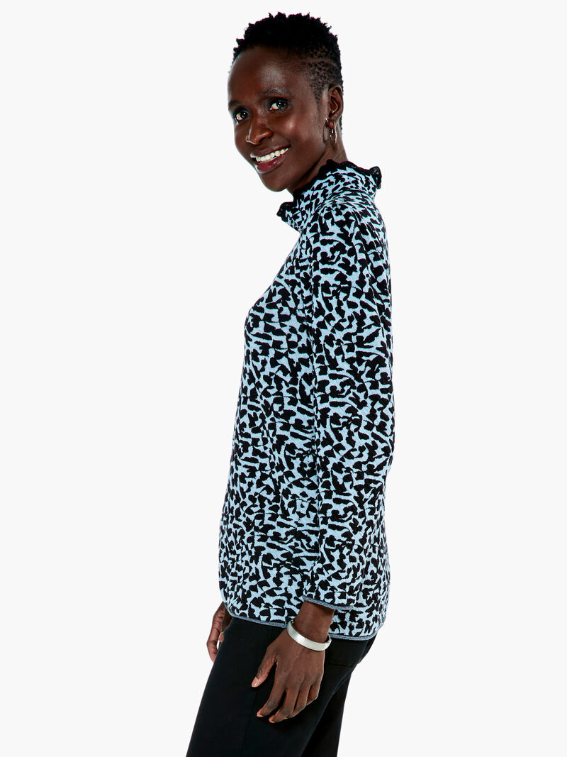 Woman Wears Climbing Vines Sweater image number 1