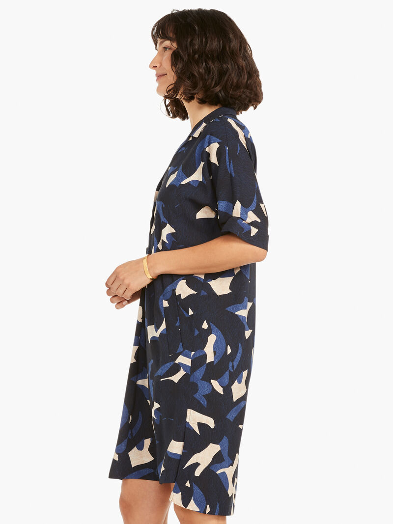 Woman Wears Abstract Billow Dress image number 1