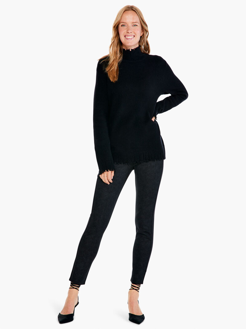 Woman Wears Cozy Up Turtleneck Sweater image number 3