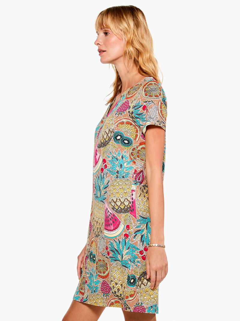 Woman Wears Picnic Party Dress image number 1