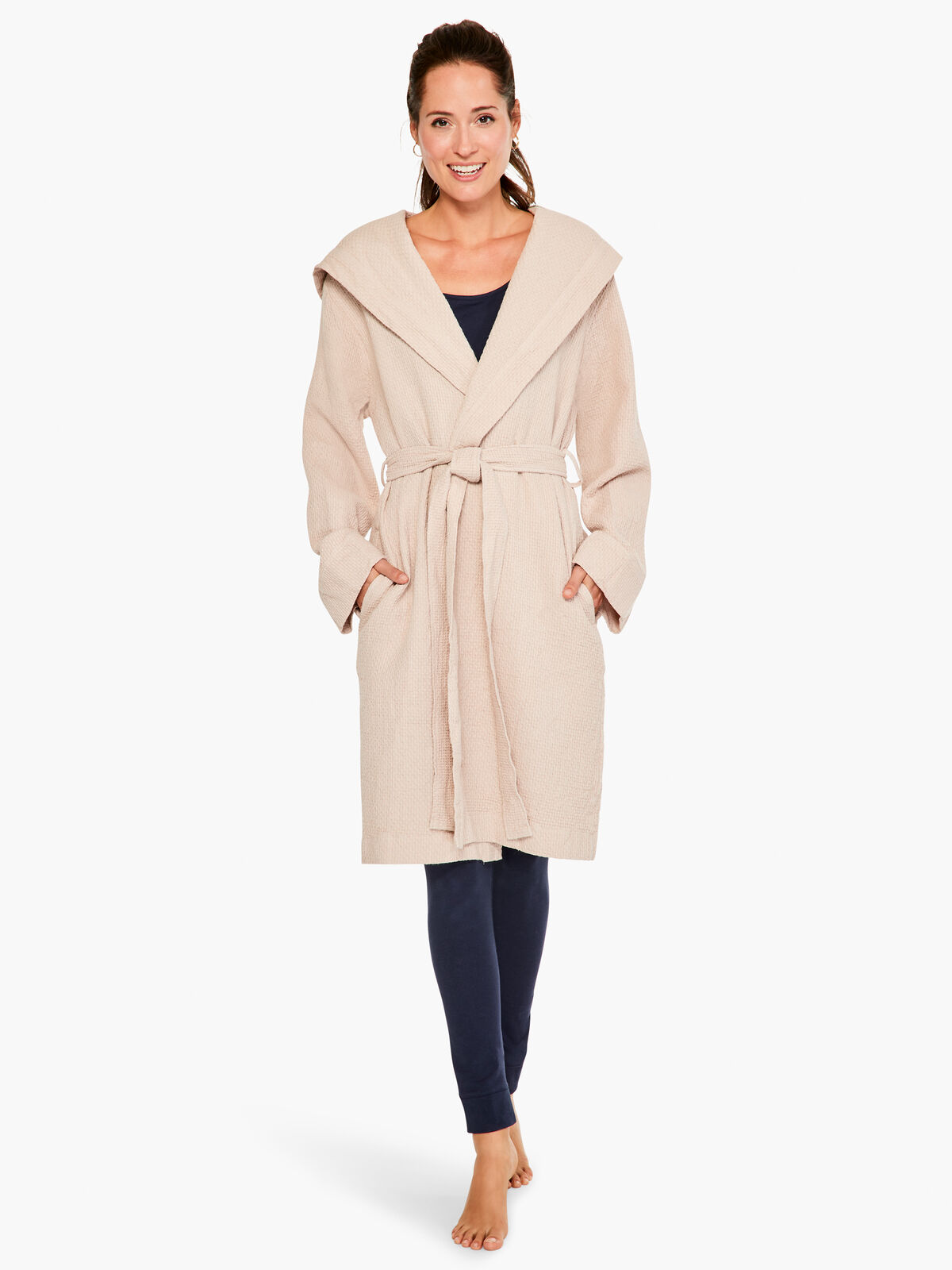 Crown Linen Designs Wendy Linen Robe