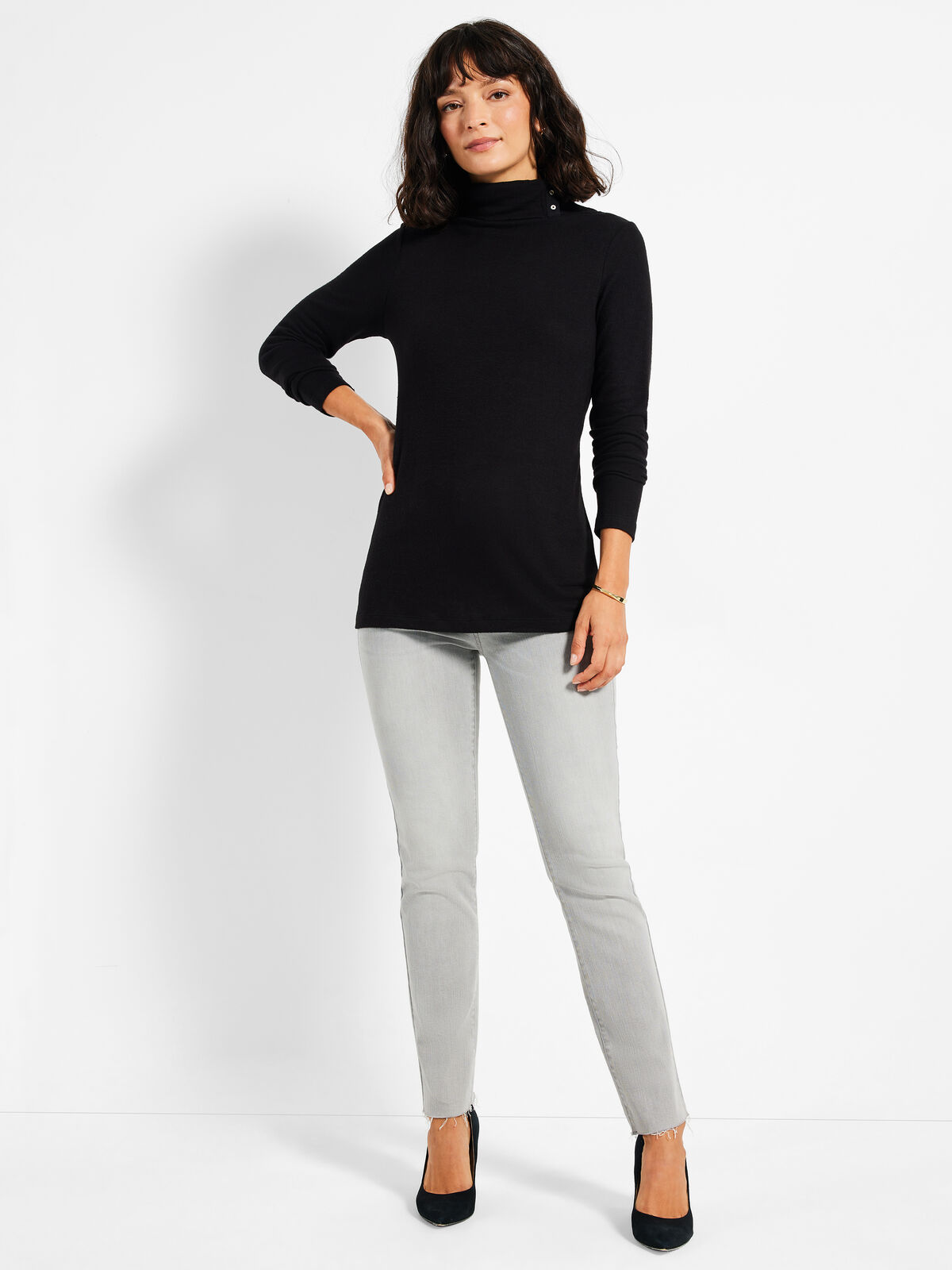 NZT Sweet Dreams Snap Neck Tee