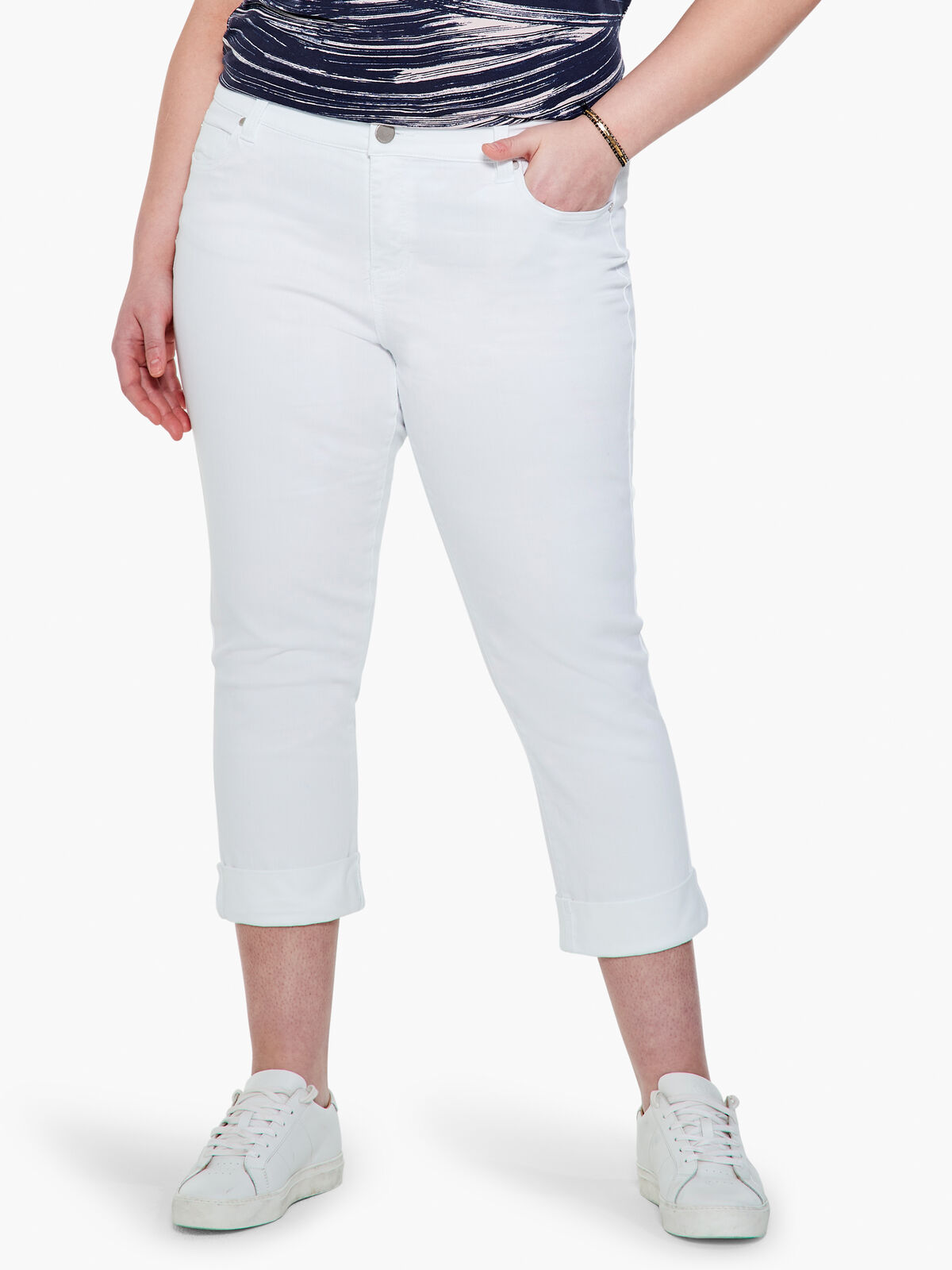 Liverpool Charlie Crop Wide Rolled Cuff