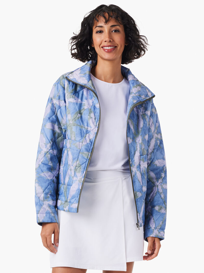 Woman Wears Throw On Quilted Puffer Jacket image number 0