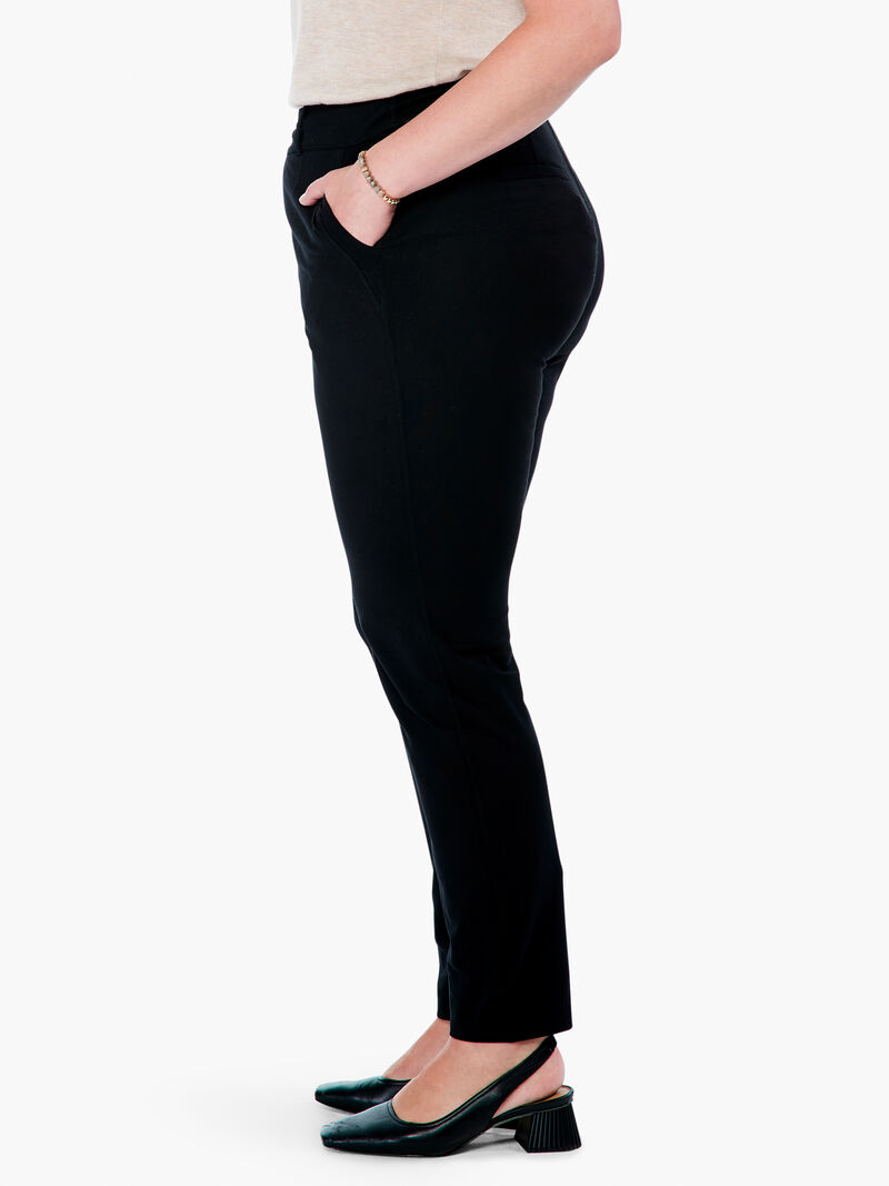 Woman Wears Perfect Knit Slim Trouser image number 2