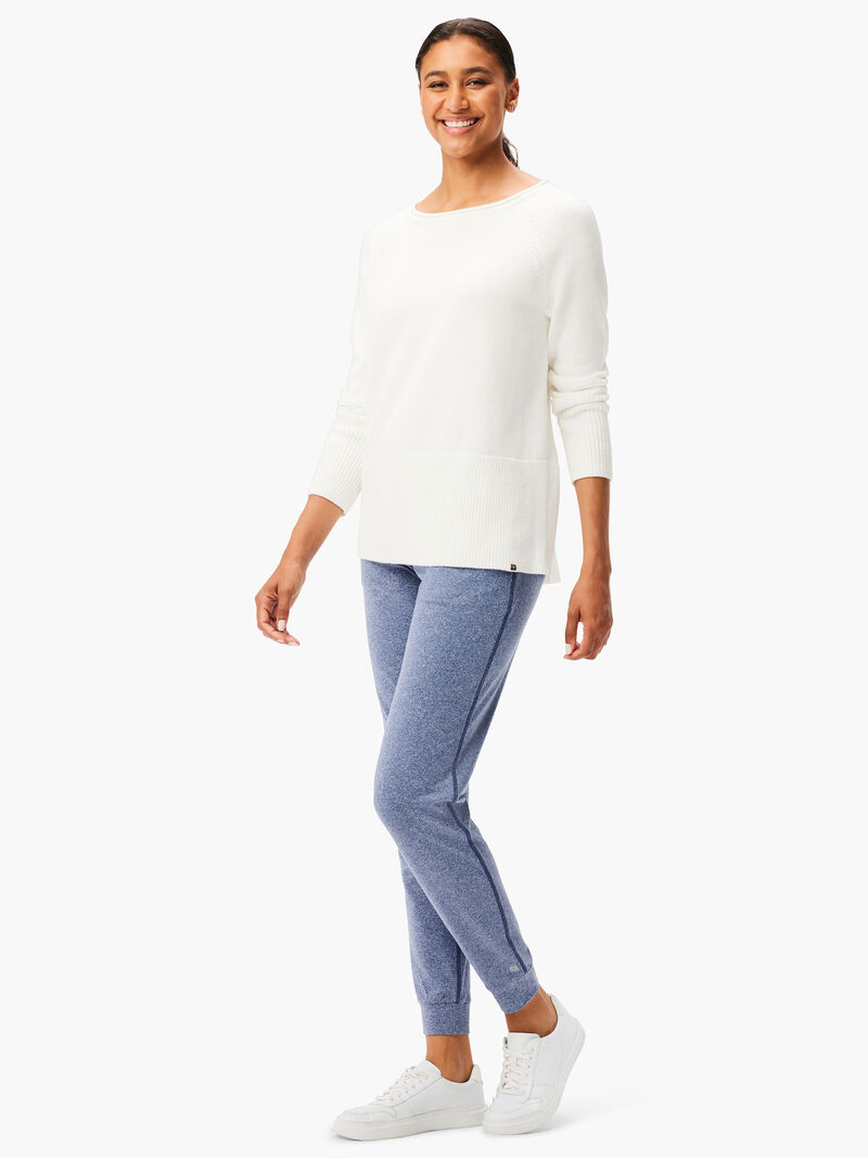 Woman Wears Cool Down Throw On Sweater image number 3